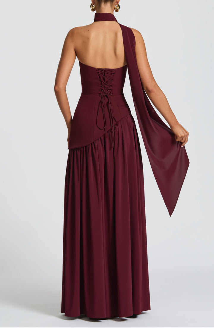 Orlina Maxi Dress - Black/White