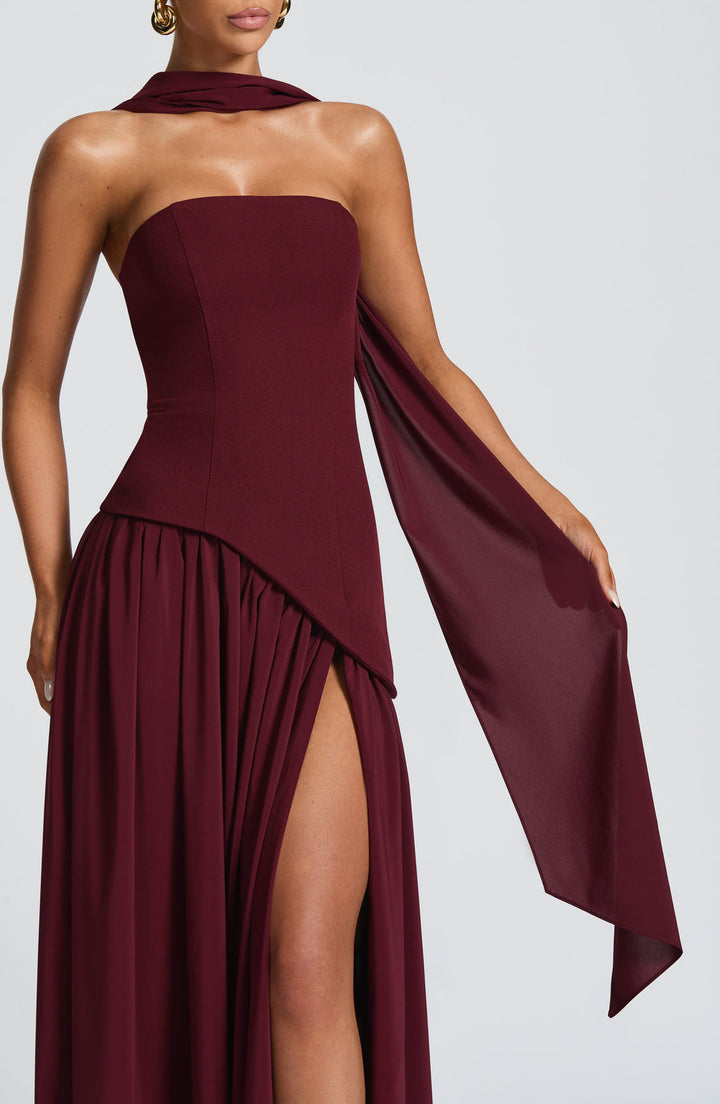 Orlina Maxi Dress - Black/White