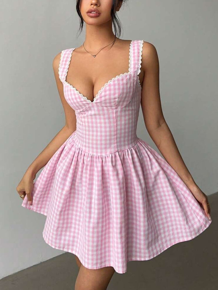 ワンピース andmarry Donna gather mini dress ANDMARY】Donna gather mini dress