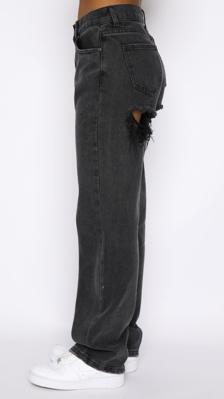 Callista Mid Rise Straight Leg Jeans in blue Wash