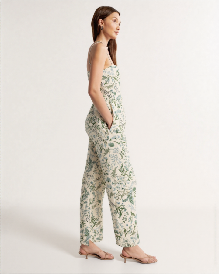 Soita Printed jumpsuit in OffWhite