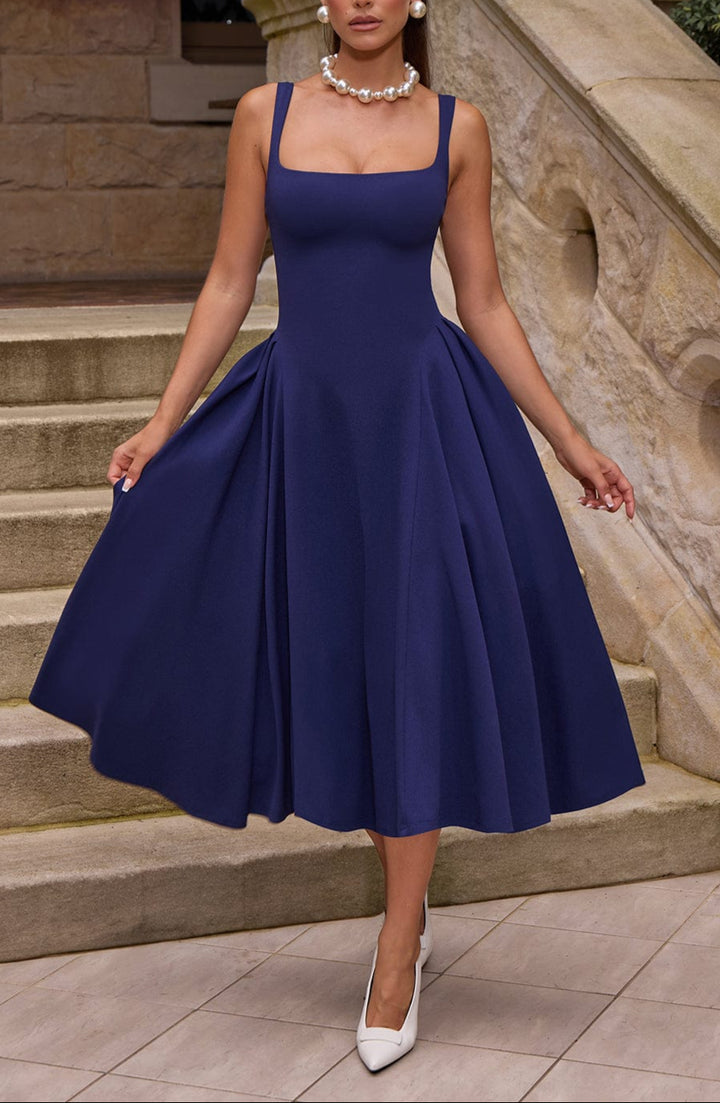 Pavlina Midi Dress in Wine