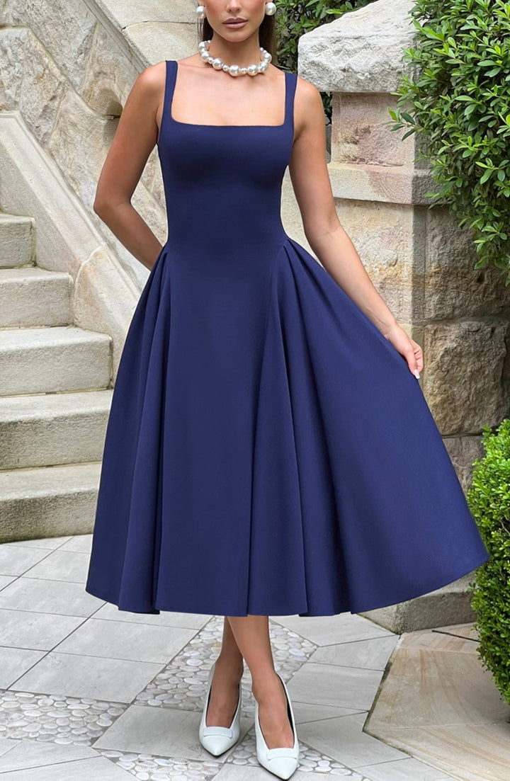 Pavlina Midi Dress in Wine