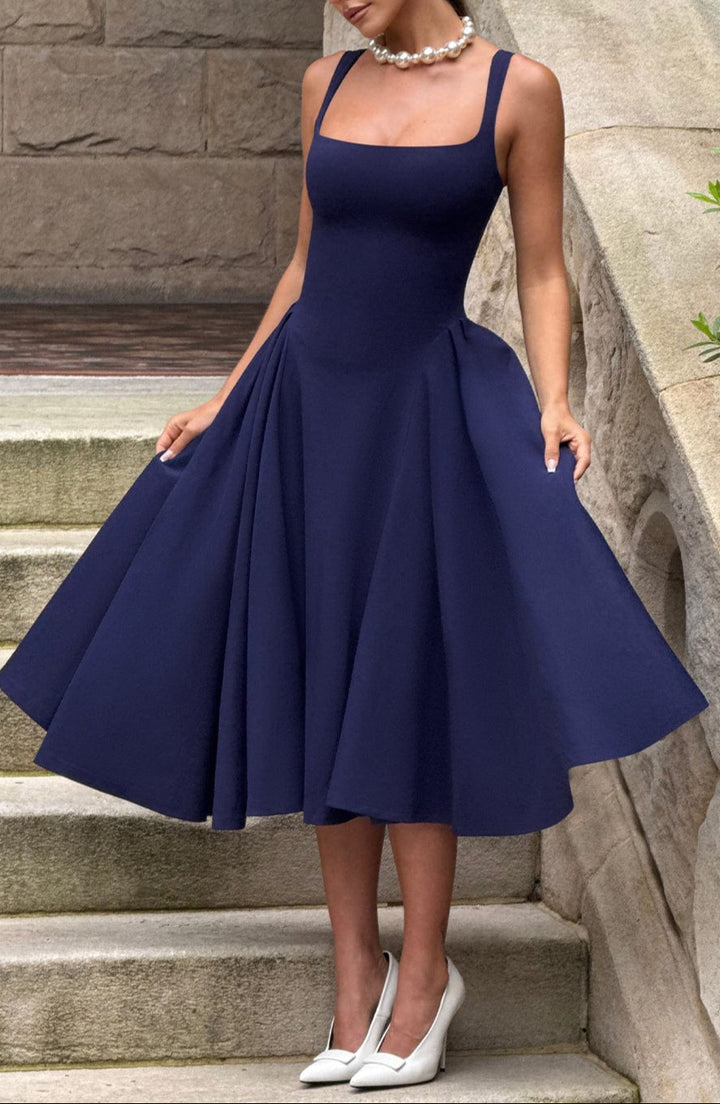 Pavlina Midi Dress in Wine