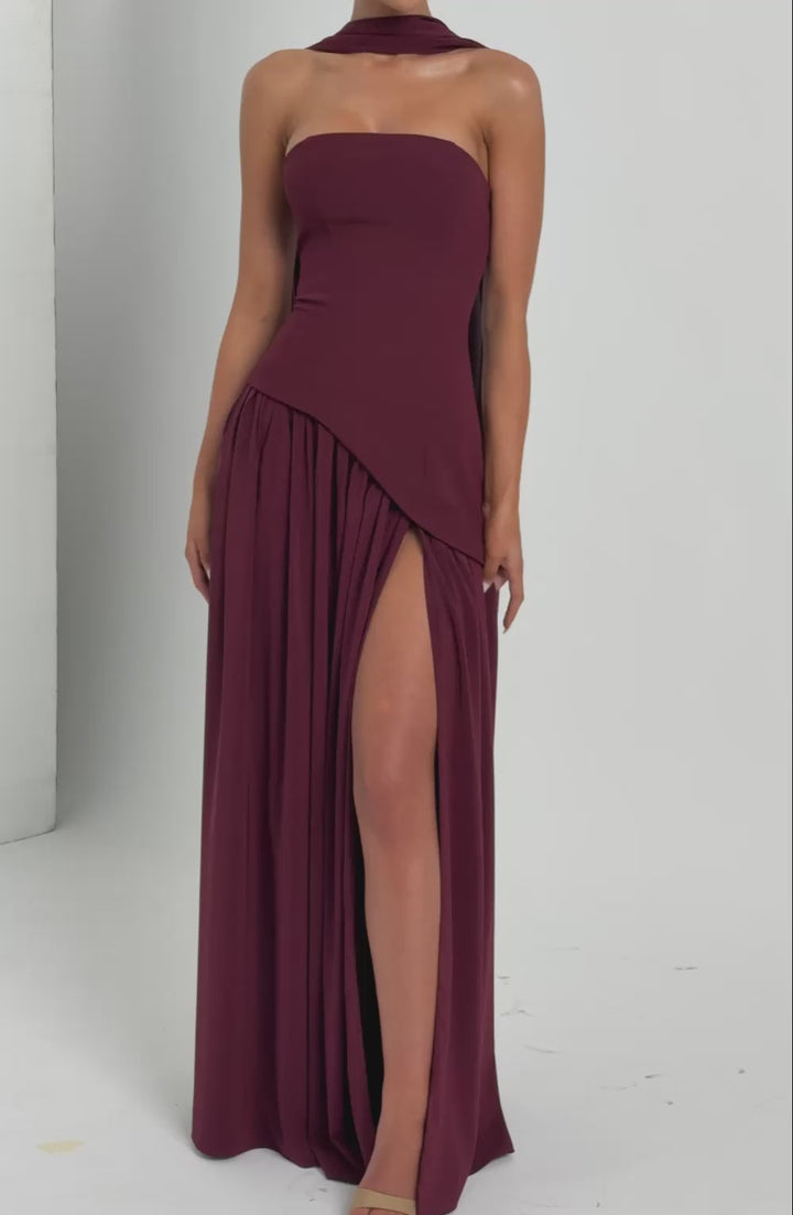 Orlina Maxi Dress - Black/White