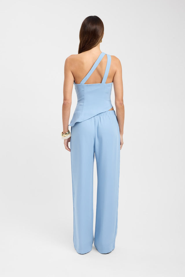 Elvira One Shoulder Top in White