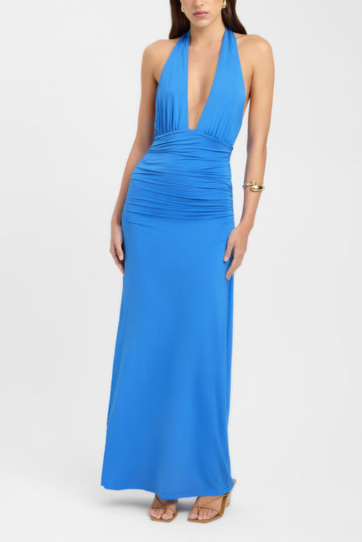 Noa Maxi Dress in Blue