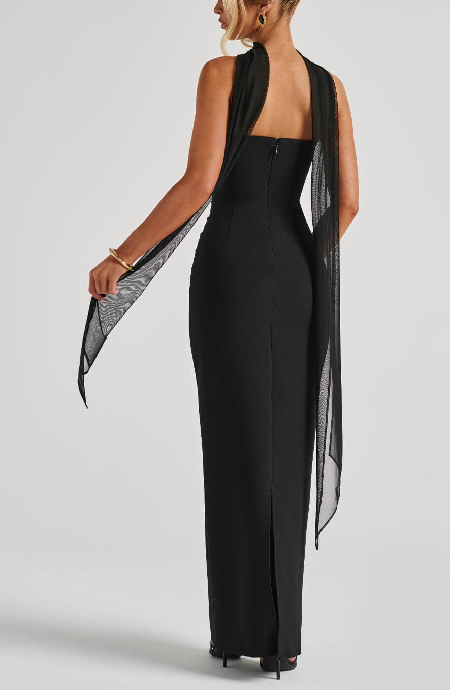 Ninel Maxi Dress in Black