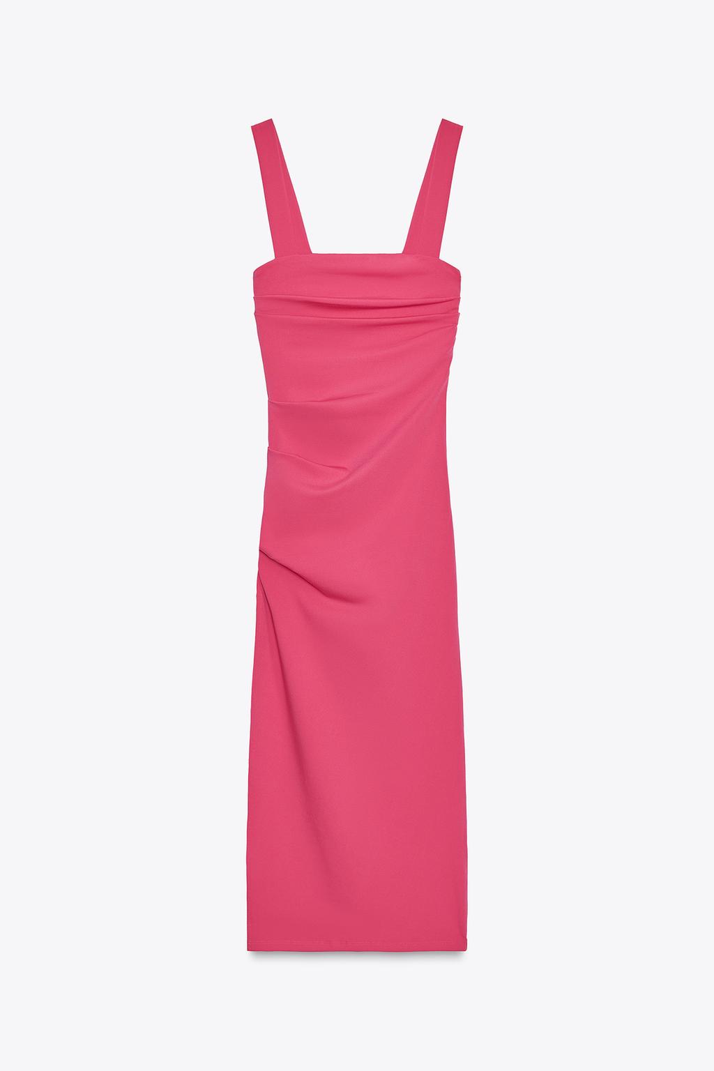 Kaelani Pleated Midi Dress