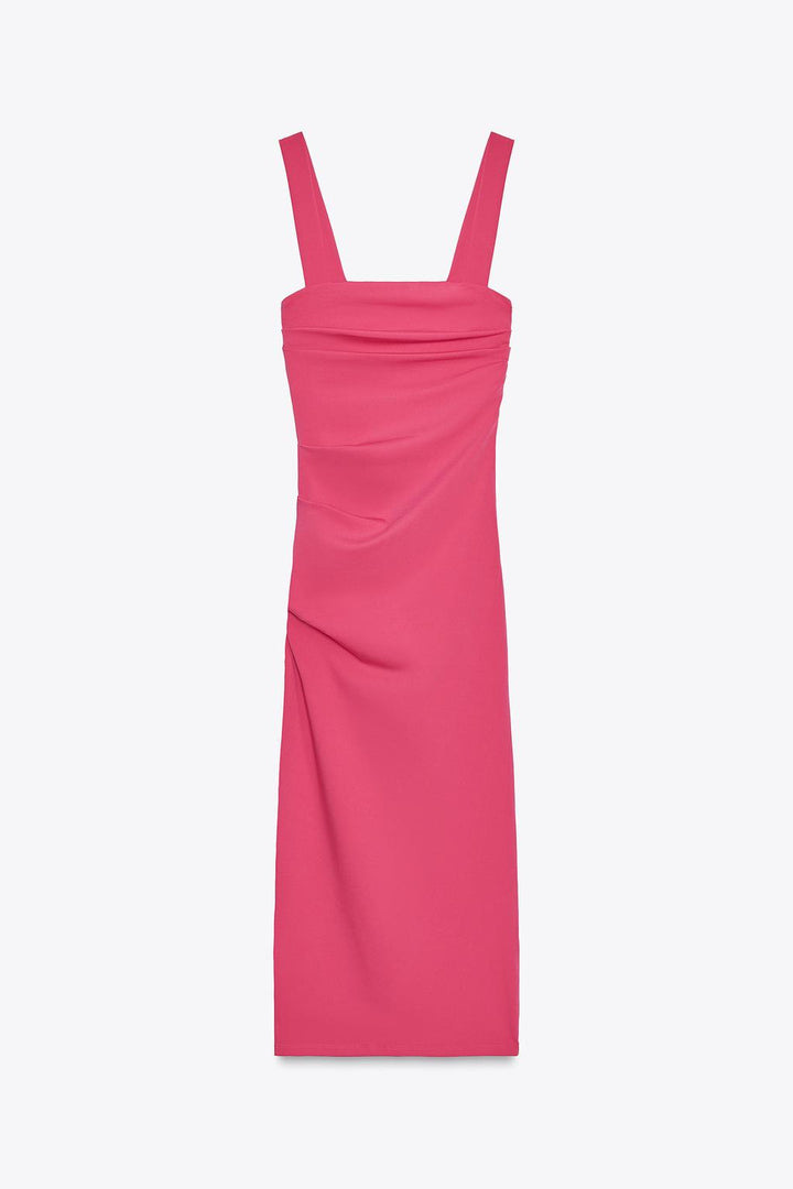 Kaelani Pleated Midi Dress