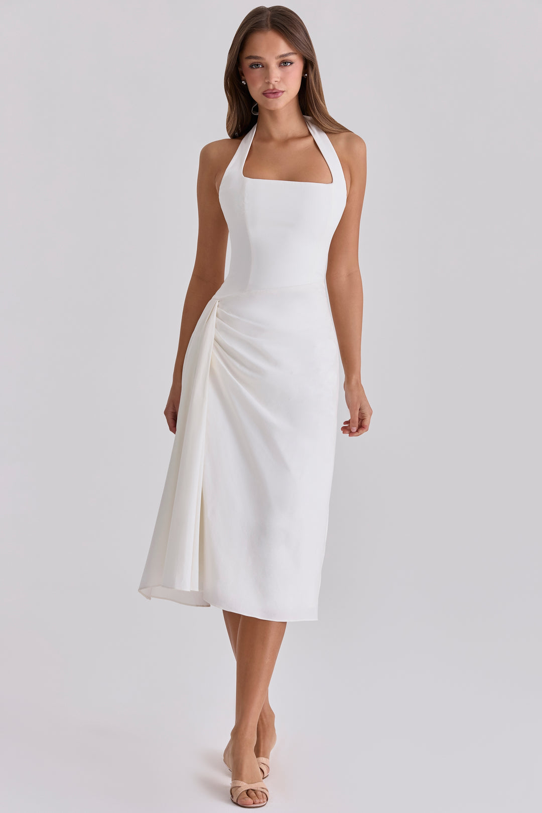 Ivory Muse Midi Dress
