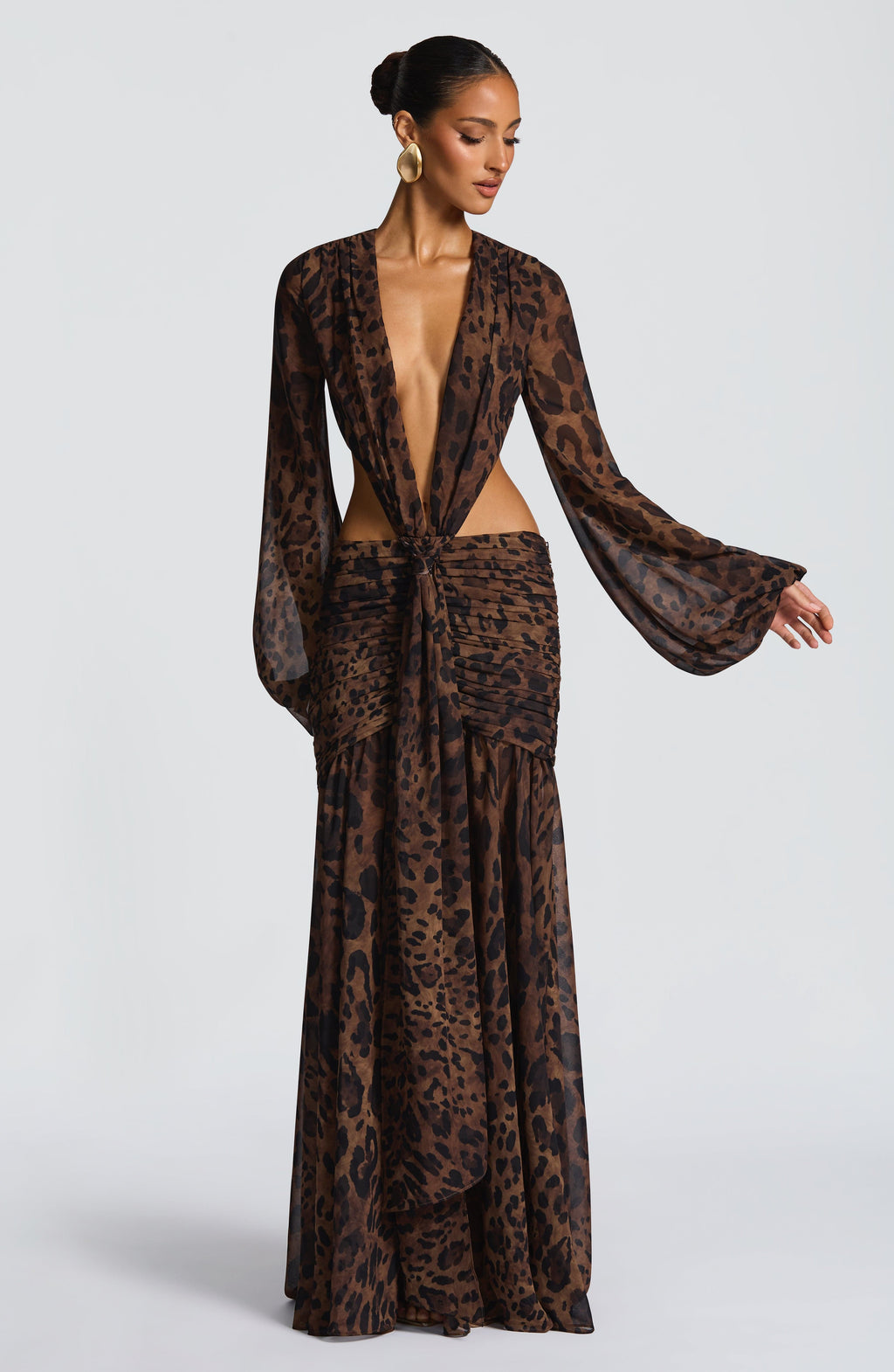 Savannah Allure Cut-Out Maxi Dress