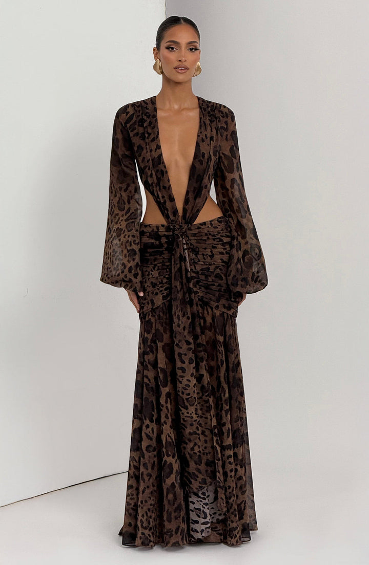 Savannah Allure Cut-Out Maxi Dress