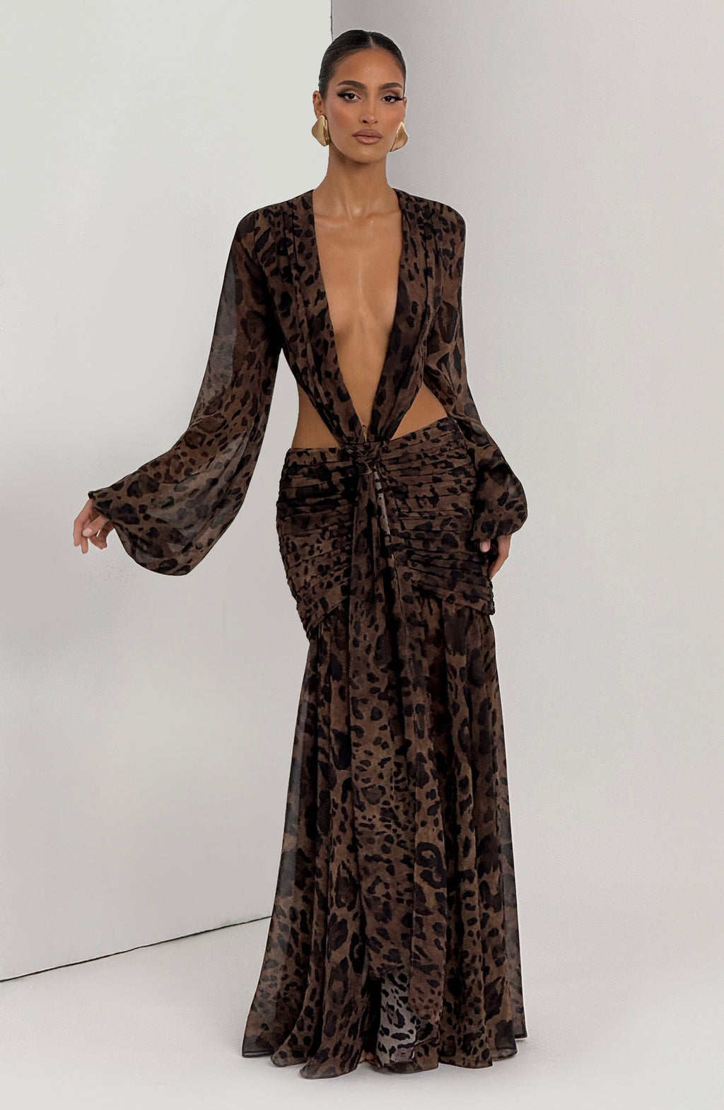 Savannah Allure Cut-Out Maxi Dress