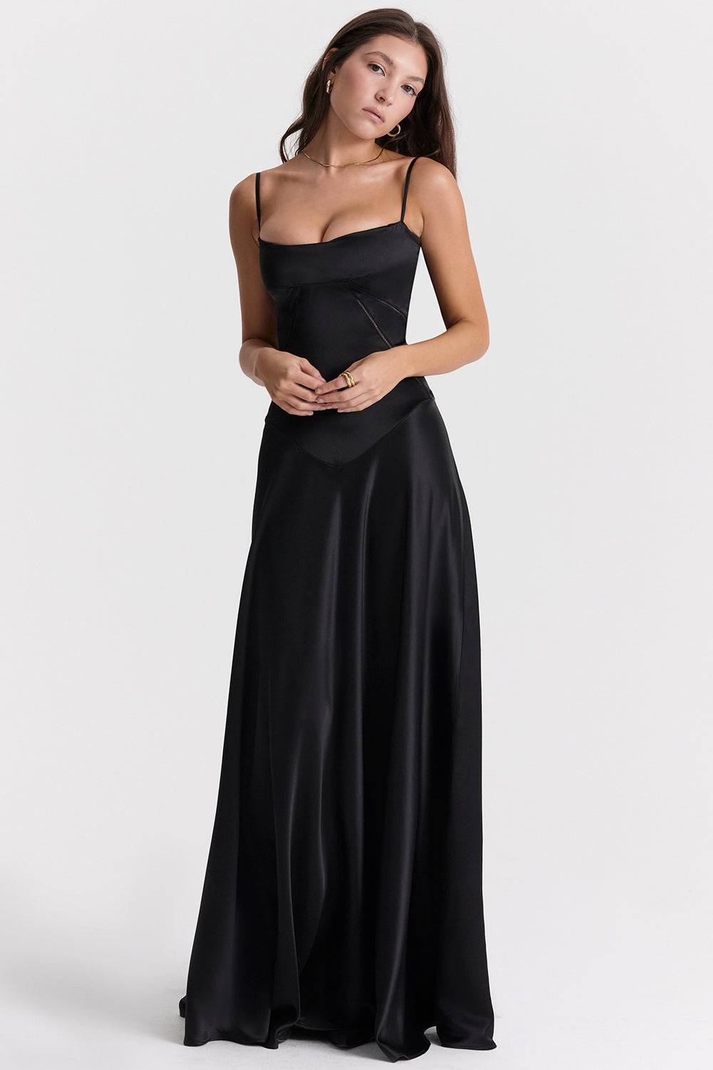 Angelique Maxi Dress in Black