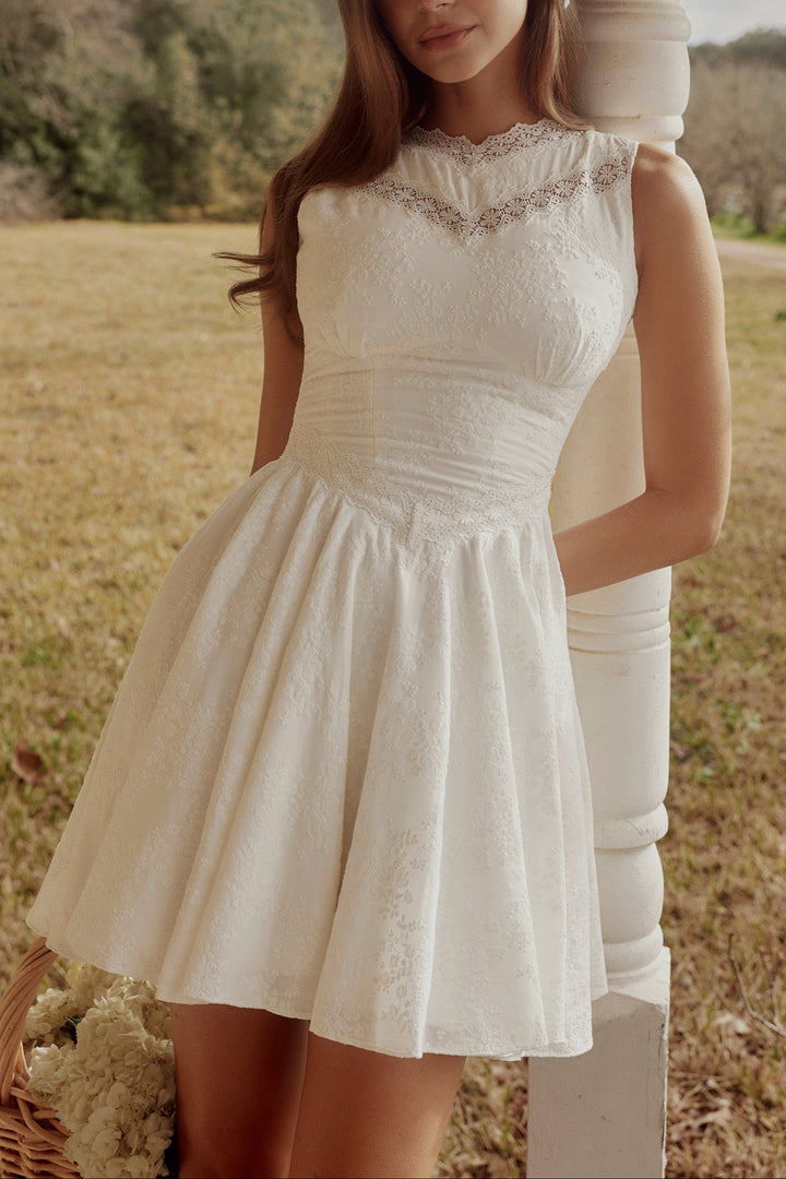Sophia Ivory Grace Midi Dress