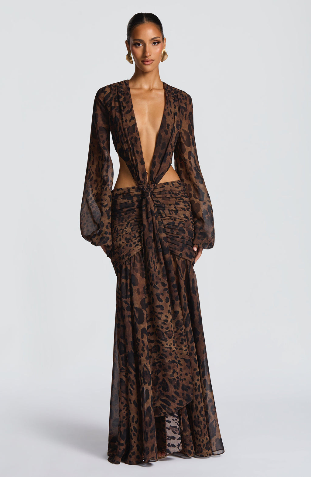 Savannah Allure Cut-Out Maxi Dress