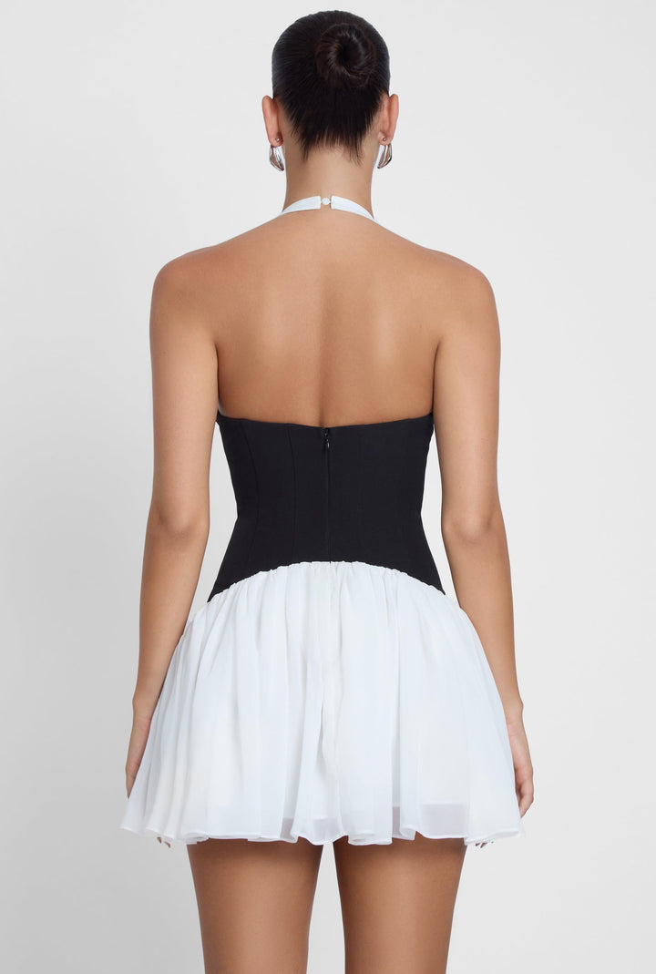 Rhea Contrast Corset Mini Dress