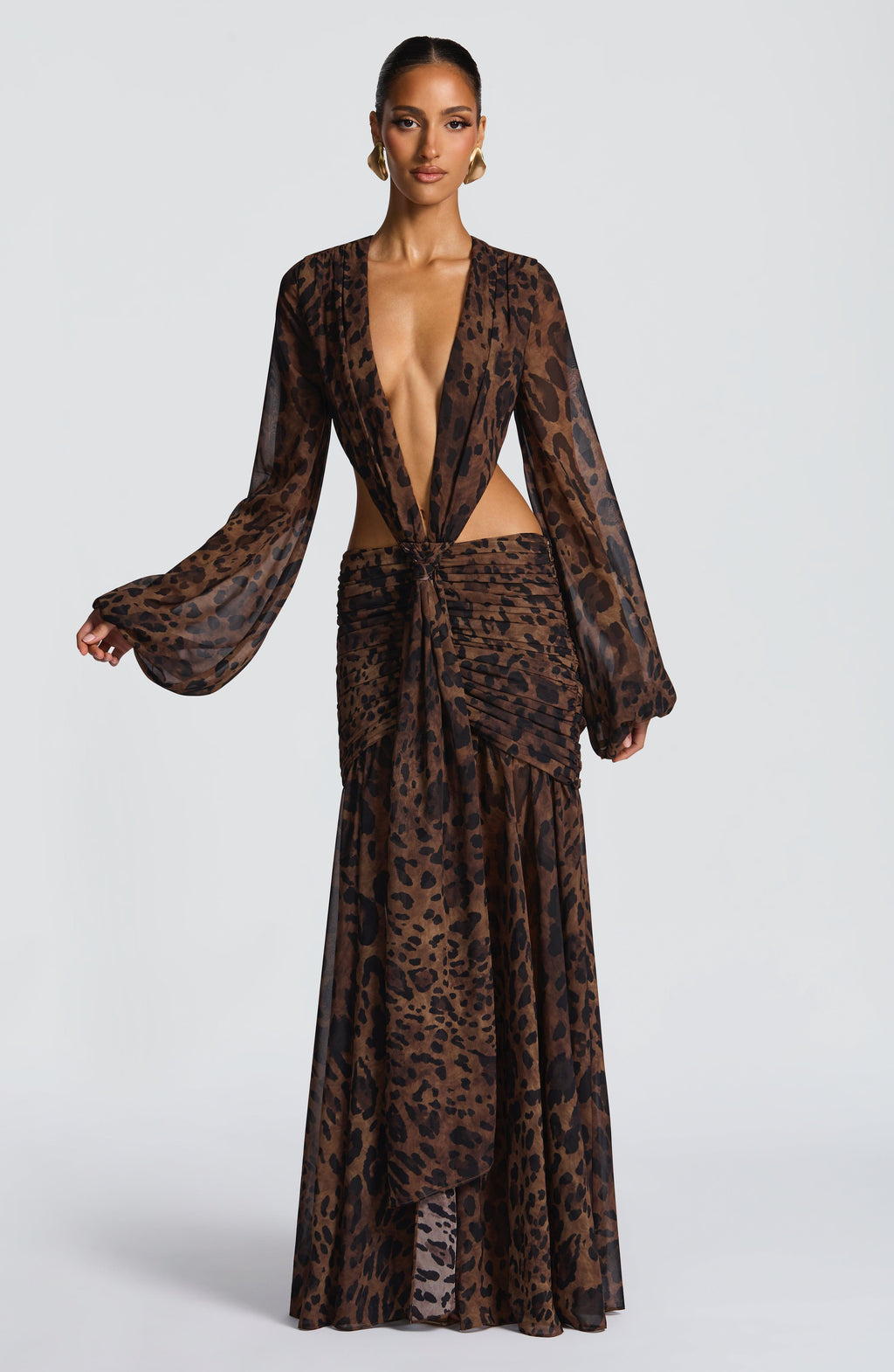 Savannah Allure Cut-Out Maxi Dress