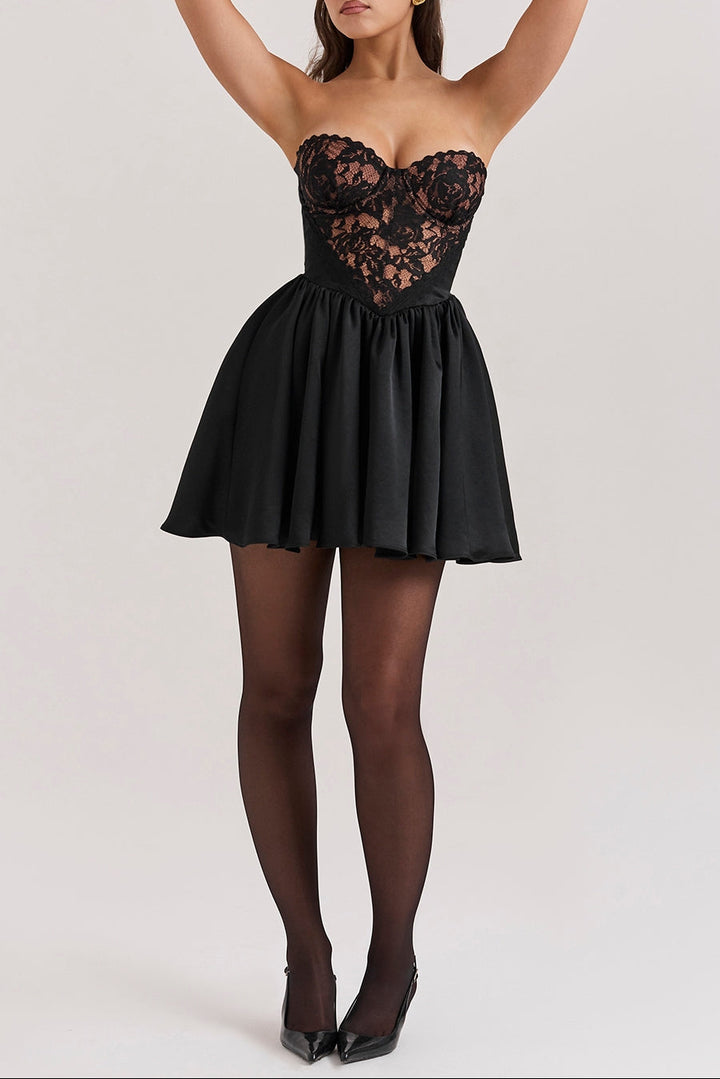 Teyana Mini Satin Dress