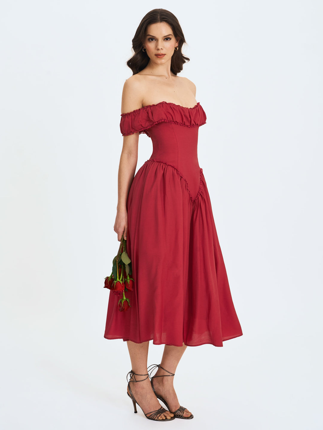 Country Darling Midi Flare Dress