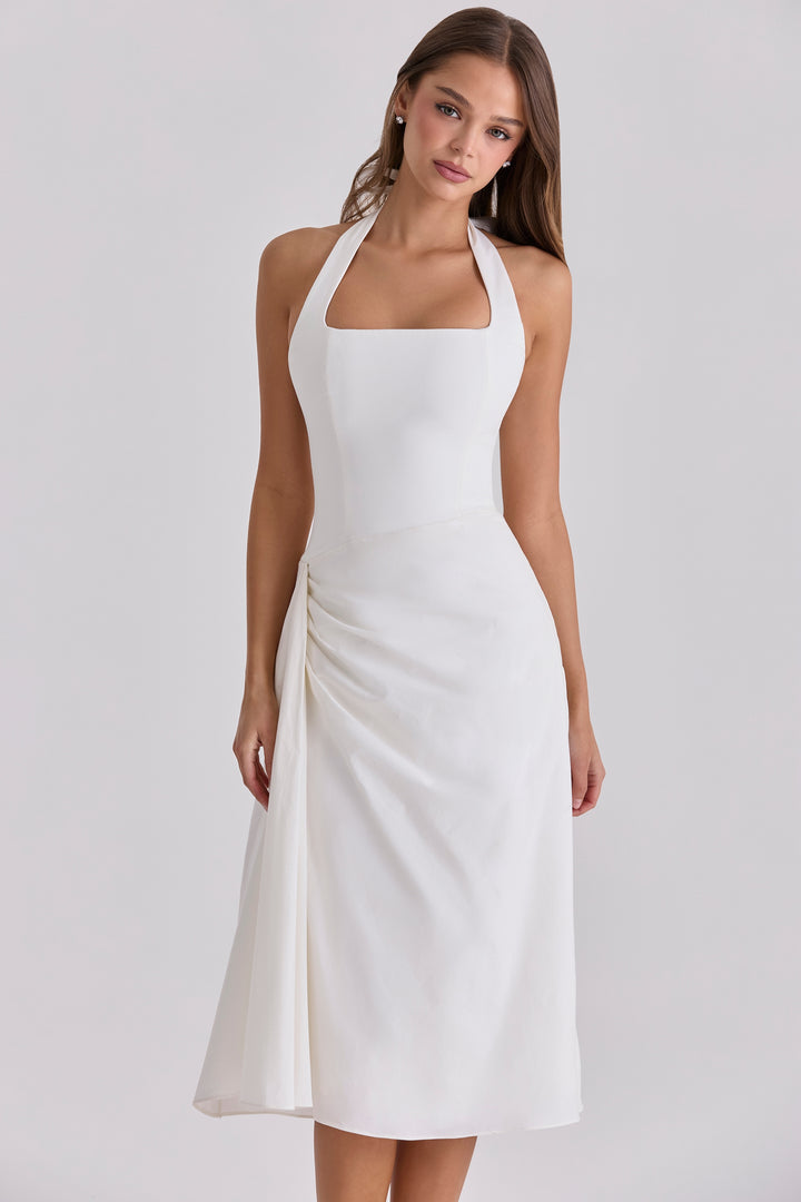 Ivory Muse Midi Dress