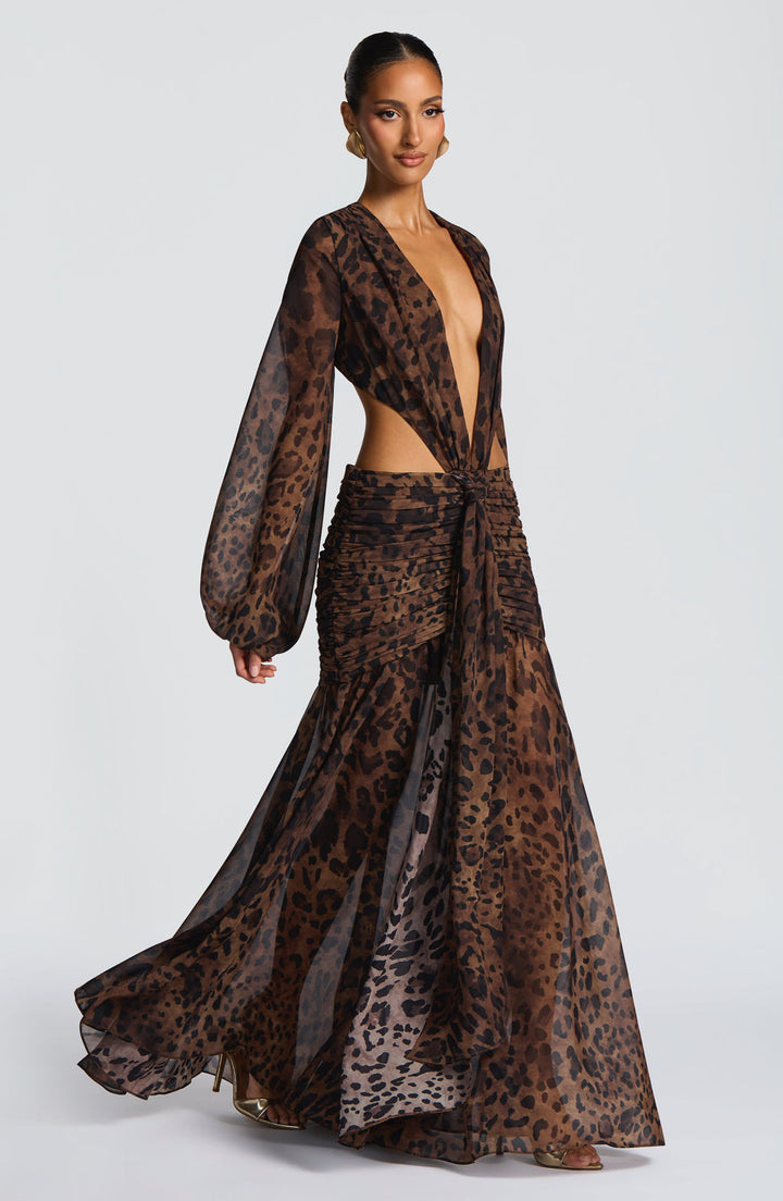 Savannah Allure Cut-Out Maxi Dress