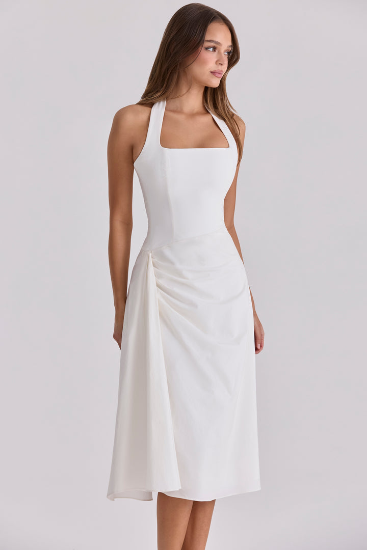 Ivory Muse Midi Dress