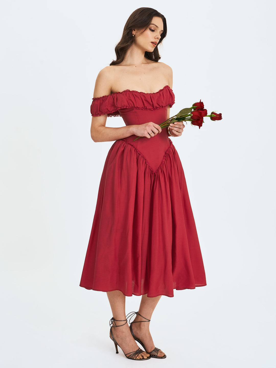 Country Darling Midi Flare Dress