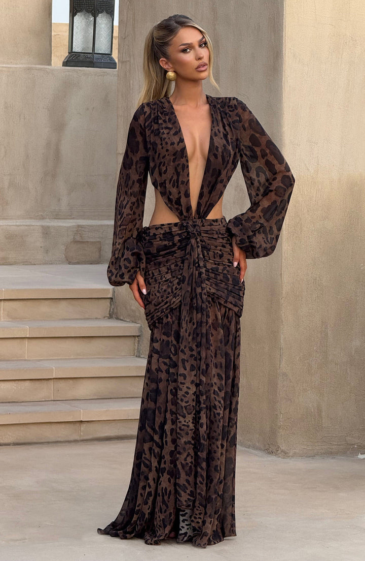 Savannah Allure Cut-Out Maxi Dress
