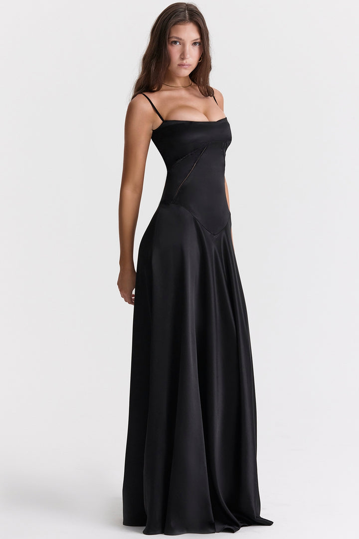 Angelique Maxi Dress in Black