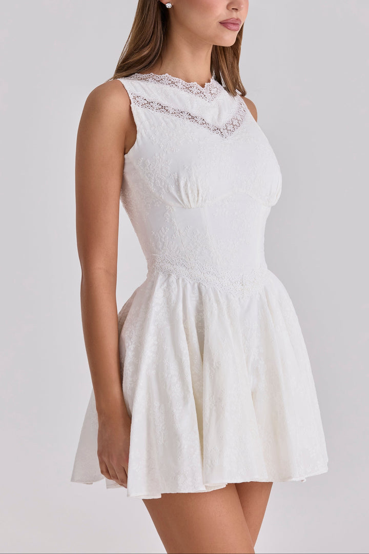 Sophia Ivory Grace Midi Dress