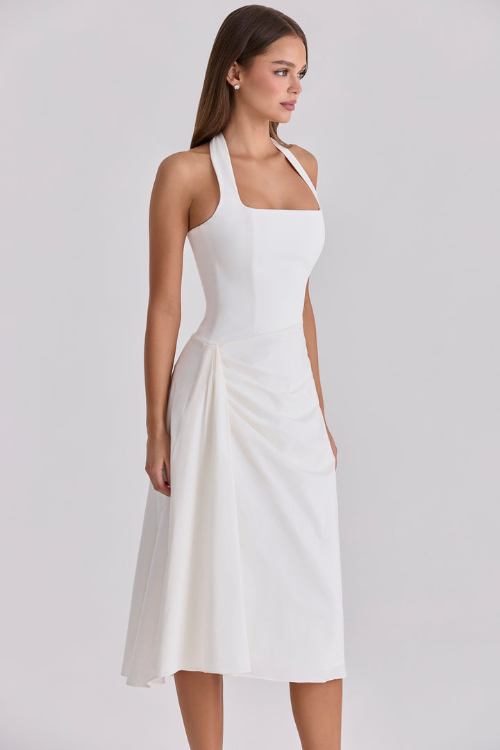 Ivory Muse Midi Dress