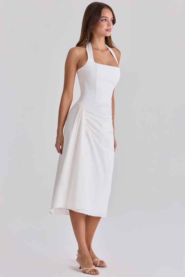 Ivory Muse Midi Dress