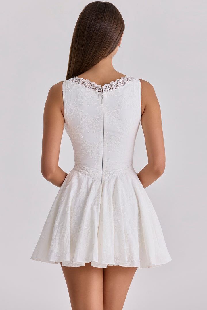 Sophia Ivory Grace Midi Dress