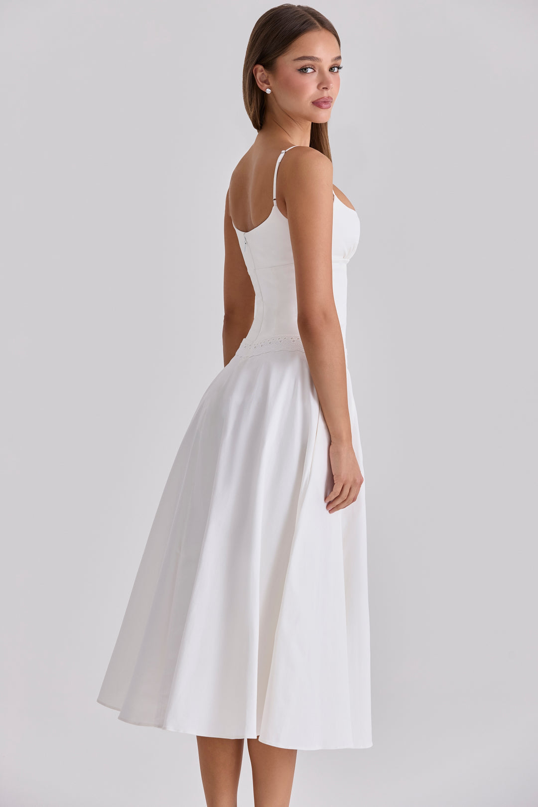 Pearl Bloom Midi Dress