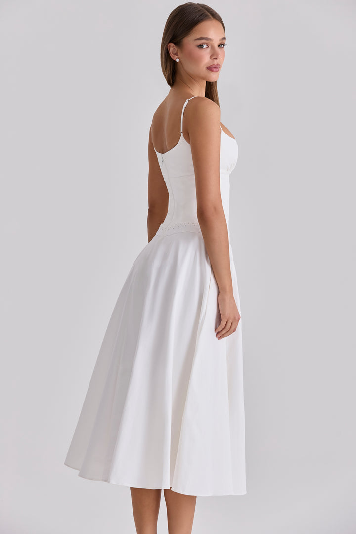 Pearl Bloom Midi Dress