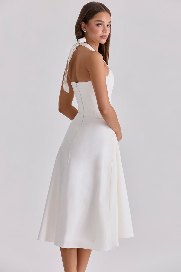 Ivory Muse Midi Dress