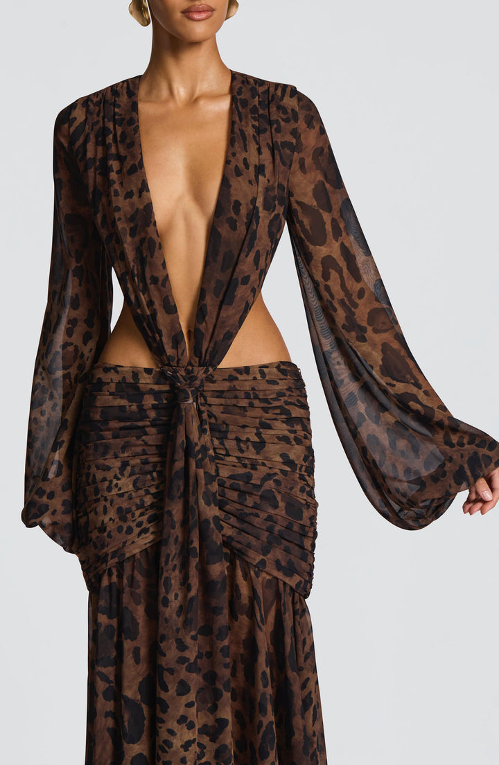 Savannah Allure Cut-Out Maxi Dress