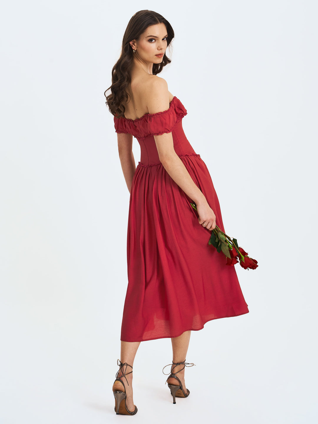 Country Darling Midi Flare Dress