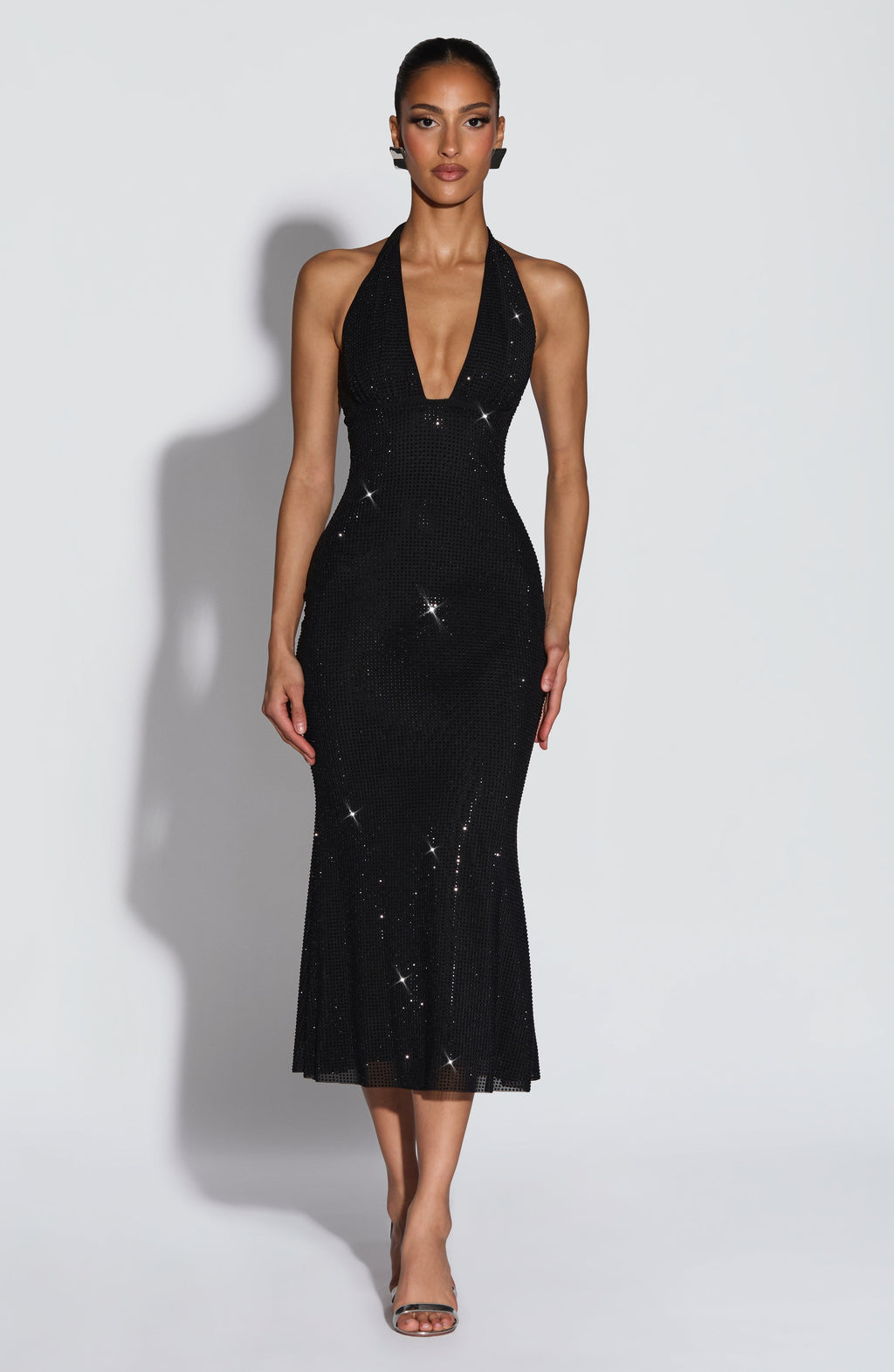 Starlight Siren Halter Gown