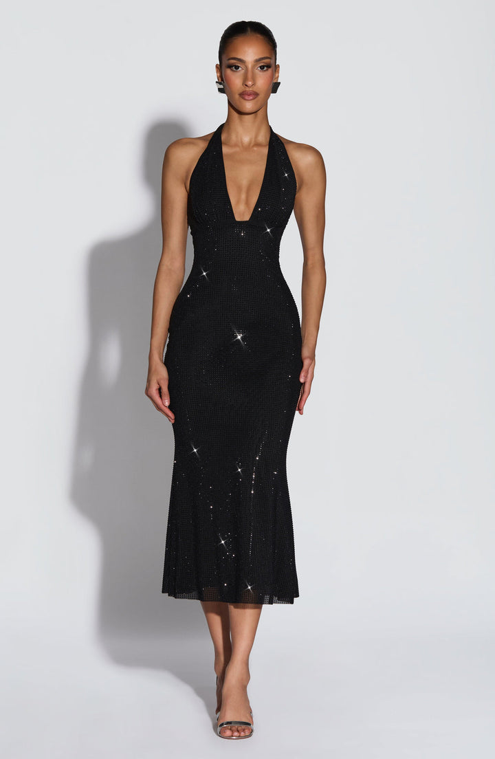 Starlight Siren Halter Gown