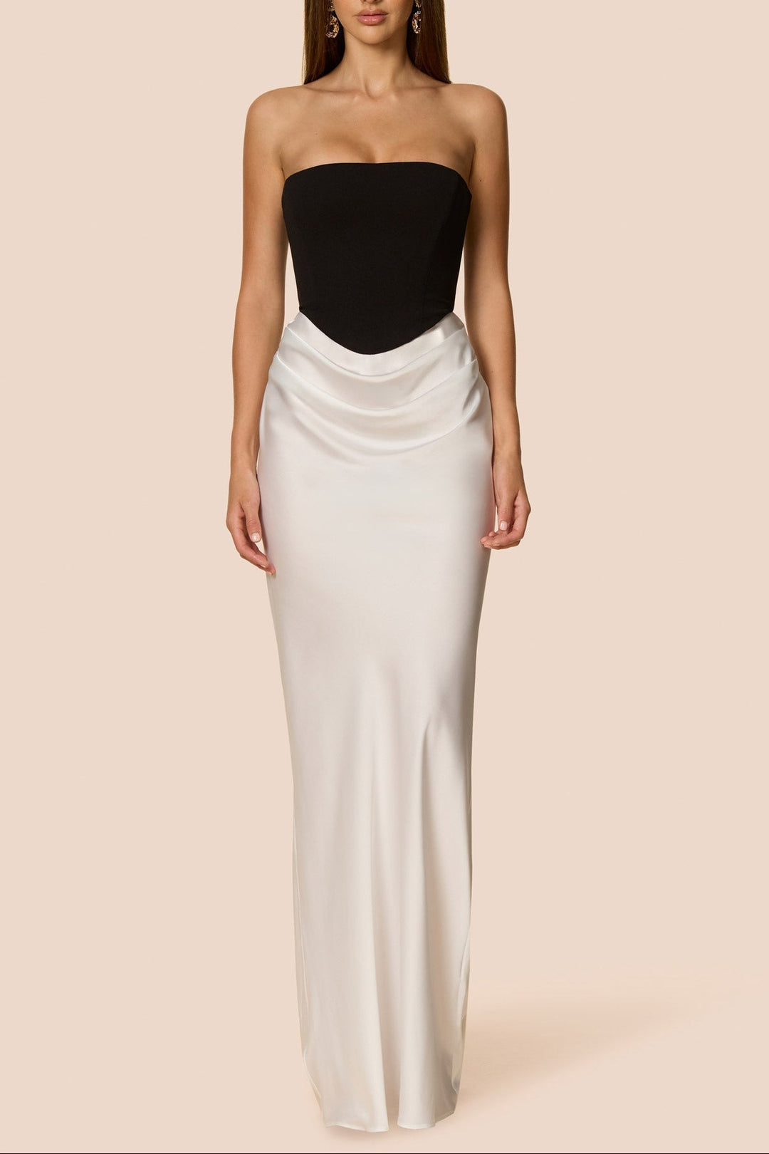 Mary Angela Maxi Gown in NavyBlue