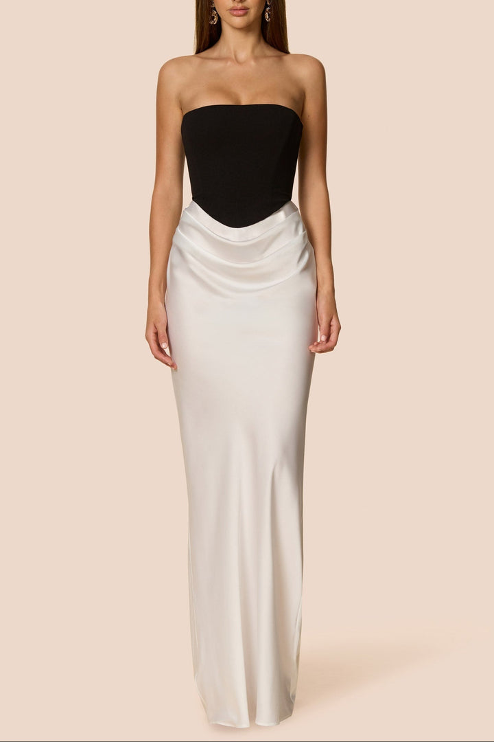 Mary Angela Maxi Gown in NavyBlue