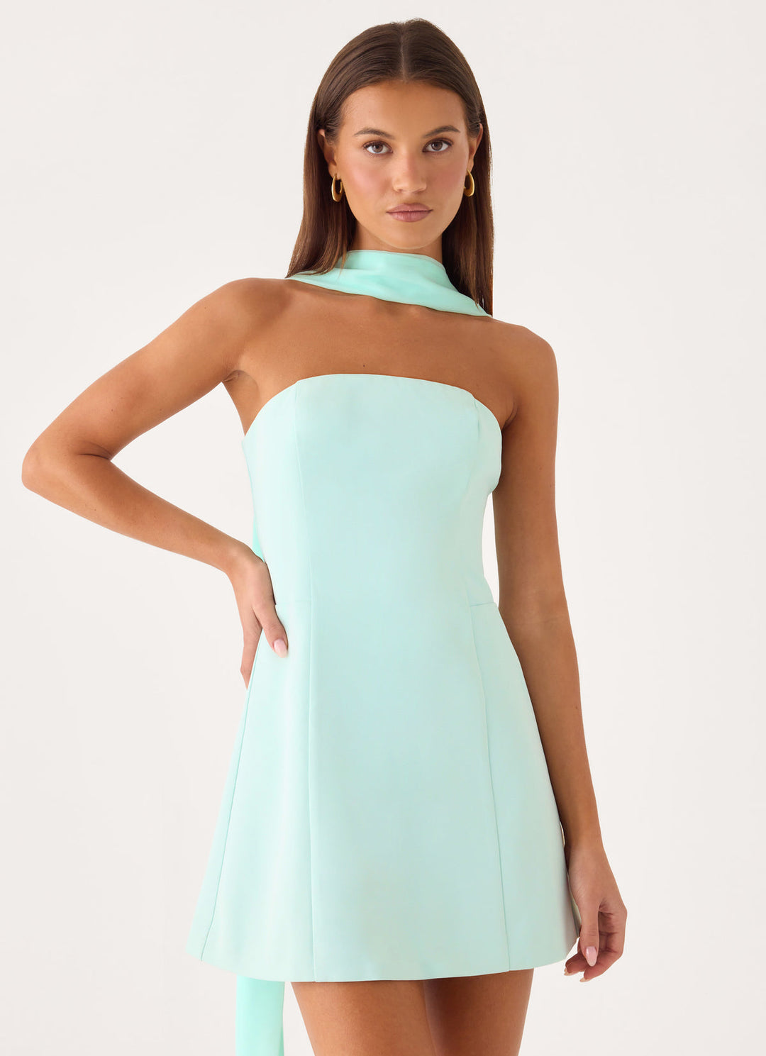 Rosalie Scarf Mini Dress