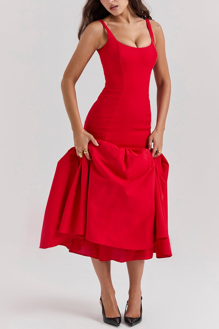 Alice Drop Waist Midi Dress