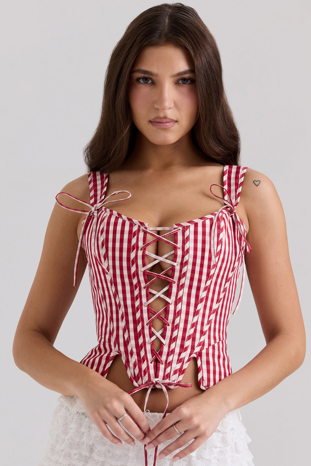 Sweetheart Gingham Corset