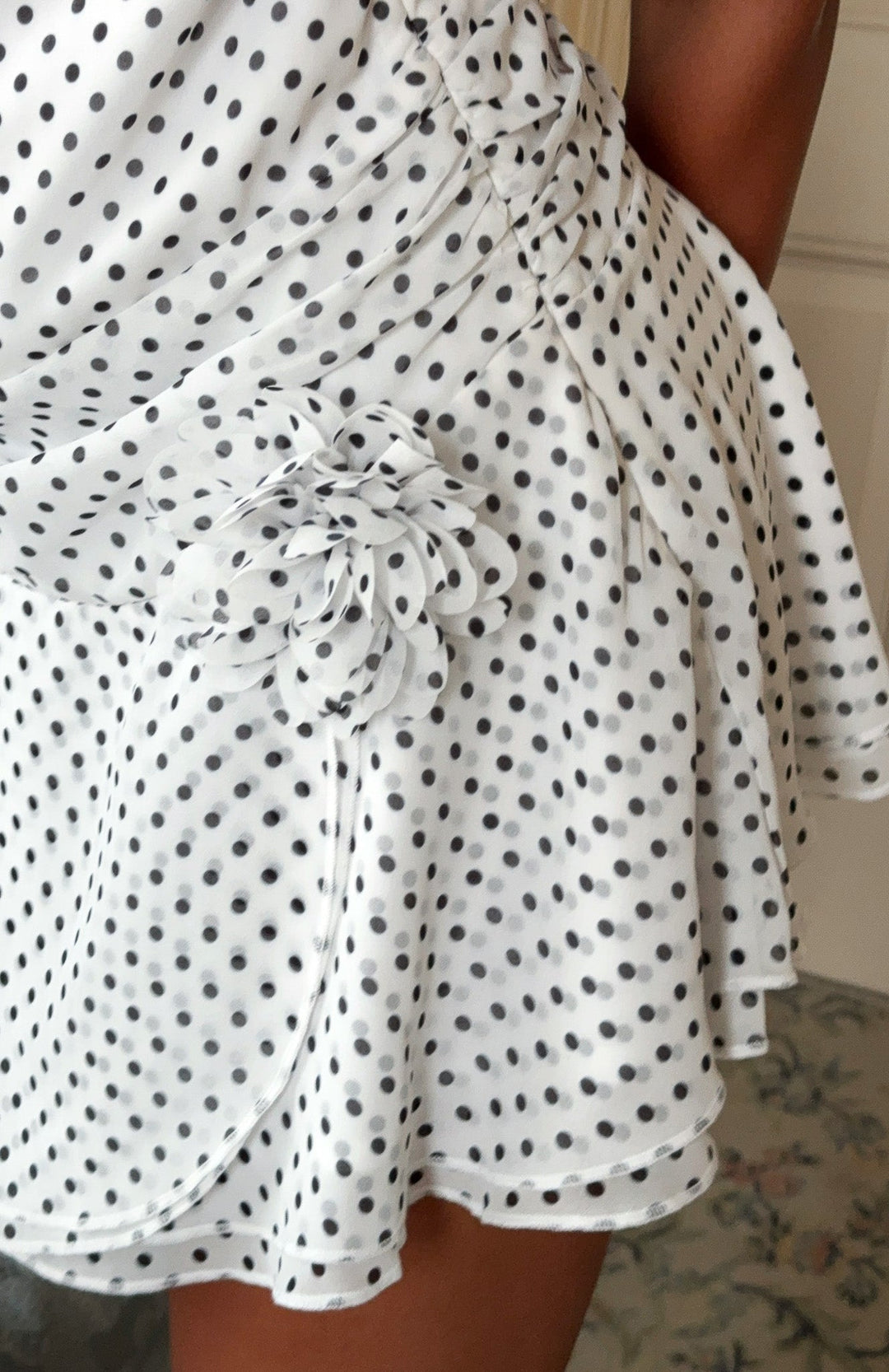 Rosalie Polka Mini Dress