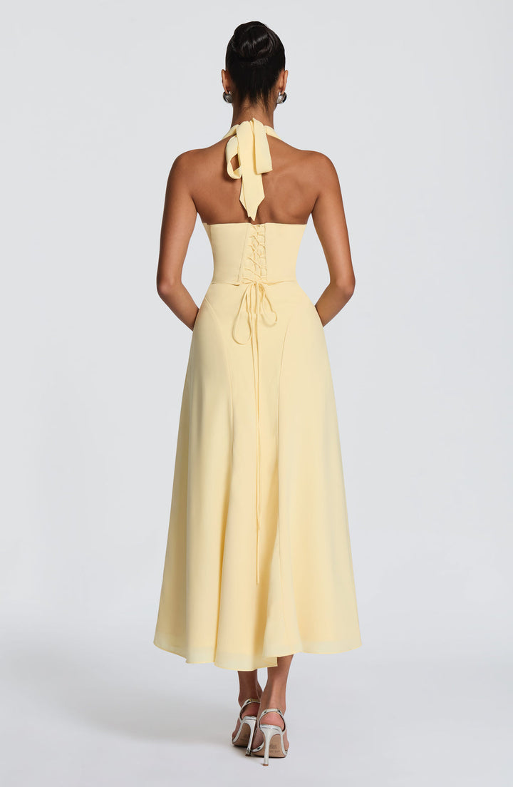 Livia Halter Midi Dress
