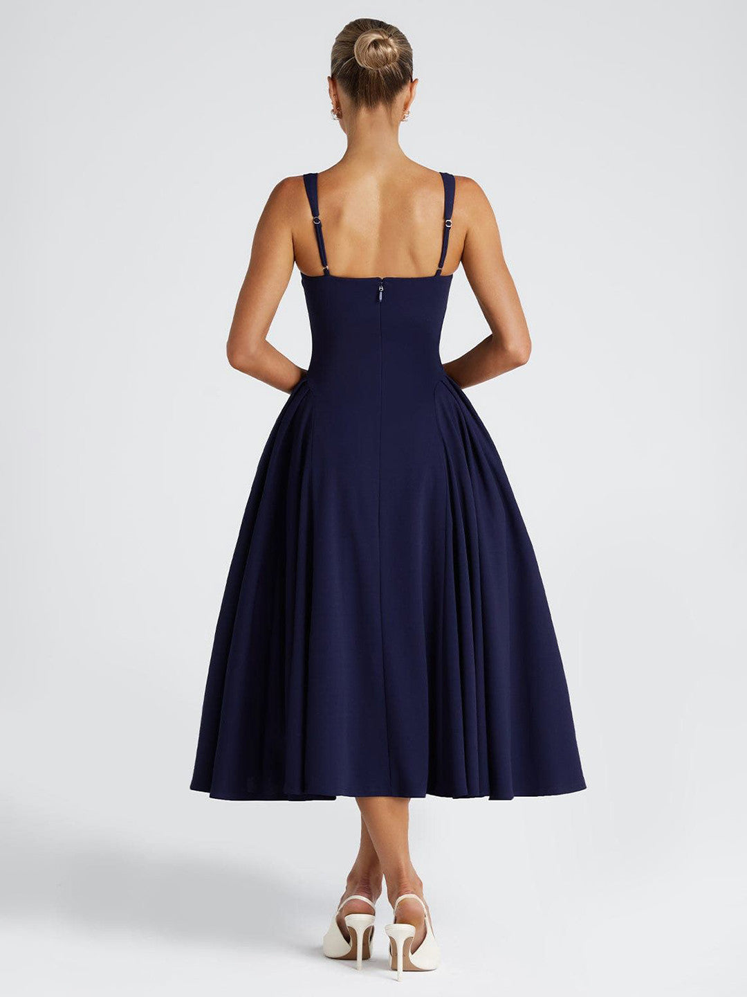 Pavlina Midi Dress in Wine